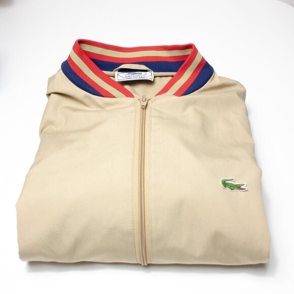 Vintage Izod Lacoste Men's Medium Sport Zipper Jacket - Picture 8 of 16